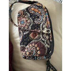 Vera Bradley Amy Kensington Bag Zip 2007 Clip To Your Travel Bag Excellent Co